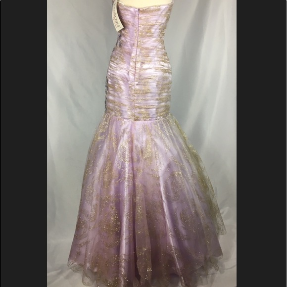 👸🏻 Beautiful Tony Bowls mermaid ball gown size 8 - Picture 3 of 6